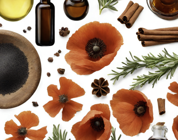 Mohnzimtöl, Nelkenöl, Mazdaznan, Mohnzimtnelkenöl Mazdaznanpflegeprodukte